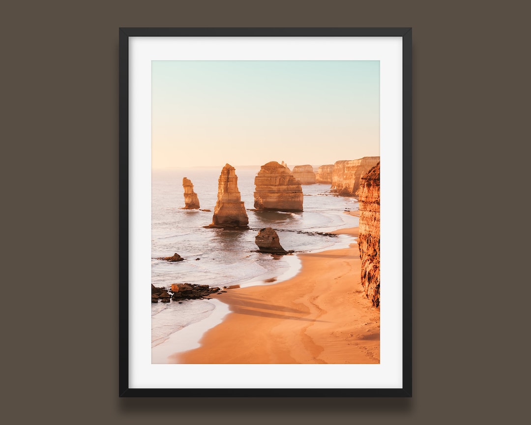 12 Apostles Sunset Wall Art Print Australia Landscape Wall Art