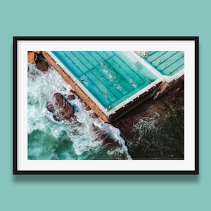 Bondi Eisberge Morgen Kunst Druck I, Sydney Rock Pool Poster, Australien Ozean Fotografie, Küstenwand Kunst Druck, Original Fotografie