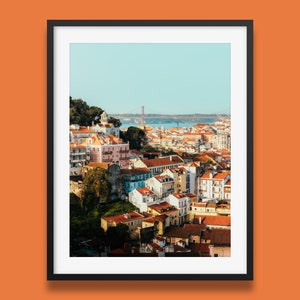 Lisbon Alfama District Print: Portugal Cityscape Photography