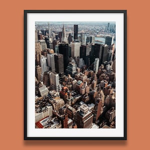 New York City Print | Manhattan Skyline Wall Art, NYC buildings poster, Chrysler Building Print, Original photography by Peter Yan
