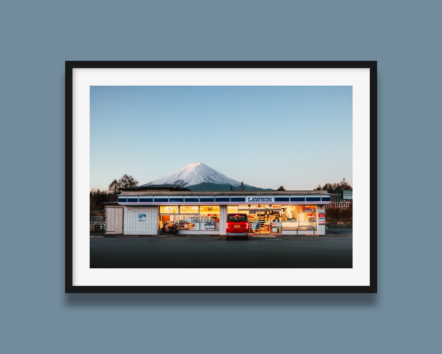 サイン入りアートプリント 複製原画 山 富士山/Mt.Fuji MTG