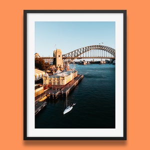 Print Sydney Harbour Bridge: Luna Park & Opera House Fine Art