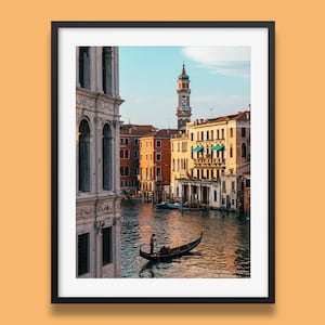 Venedig Gondel Print: Italienische Architektur Fotografie Wandkunst
