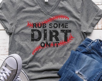 Rub some dirt on it svg Baseball svg Baseball mom svg Softball svg Player svg Softball mom svg Team svg Grunge svg PNG Commercial license