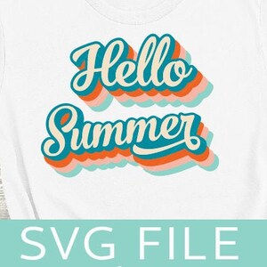 Hello summer svg Summer svg Summer vibes svg Retro svg Summer shirt svg Summer quote svg Popular svg Summer png Vintage svg Hippie svg