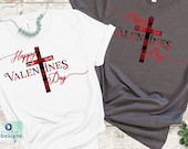 Happy valentines day svg Cross svg Valentine png Valentine sign svg Buffalo plaid svg Religious svg Faith svg Cross png Valentines svg