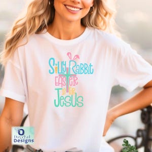 Christian Easter svg  Happy Easter svg  Silly Rabbit Easter Is For Jesus Svg dxf png eps  Files for Cutting Machines Cameo Cricut Cute