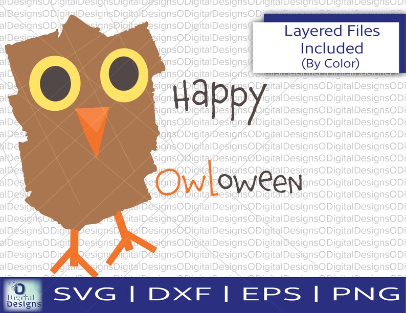 Download Happy Owloween Layered svg Owl clipart Owl png Owl cricut ...