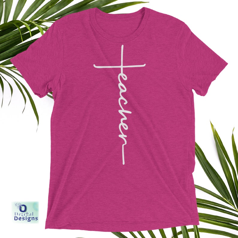 Download Teacher shirt svg Teacher shirt Vertical cross Teach love ...