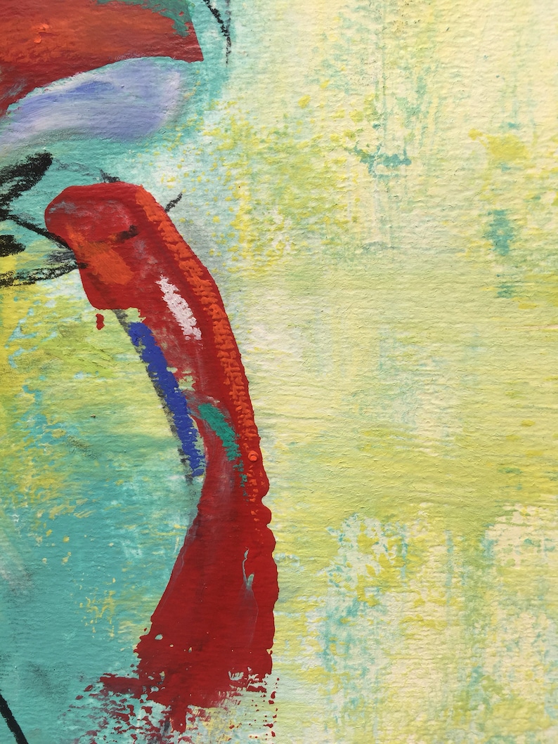 Dancer mixed Media on Watercolor Paper Affordable Art Etsy