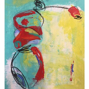 Ballerina - Tecnica mista su carta per acquerello - Arte a prezzi accessibili