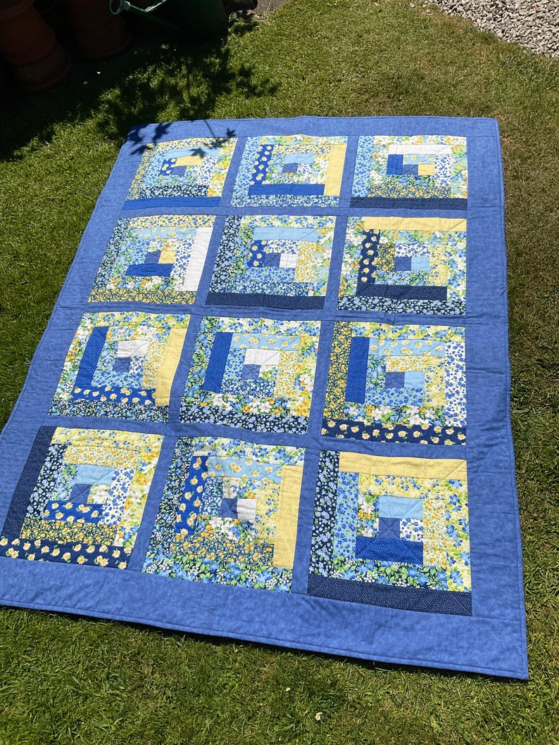 Large patchwork quilt image 2