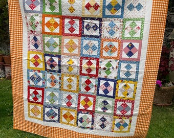 Handgemachter Patchwork-Quilt von Playtime