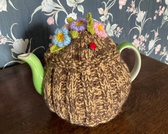 Flower tea cosy