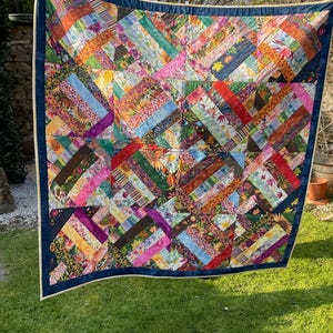 Handgjord lapptäcke