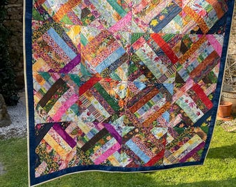 Handmade patchwork quilt