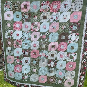 Large patchwork quilt