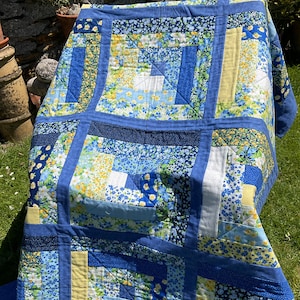 Large patchwork quilt