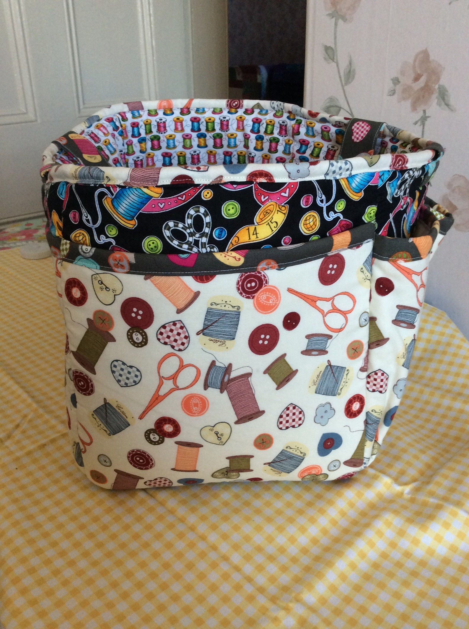 Handmade sewing/craft storage bag Etsy