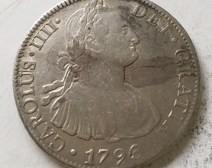 1796 8 Reale "Spanish piece of eight"