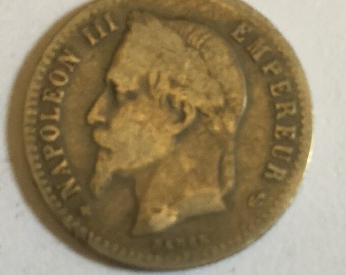 1864 French 50 cent.