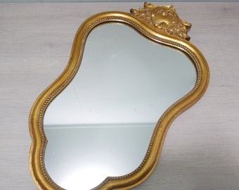 Miroir vintage doré - 1970