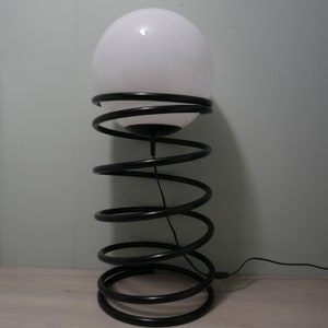 WOJA spiraal lamp - MEGA vloerlamp - tafellamp - Nederland - 1970 - vintage - XL