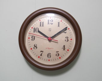 Horloge murale vintage - 1970 - Philips - horloge de cuisine - horloge murale