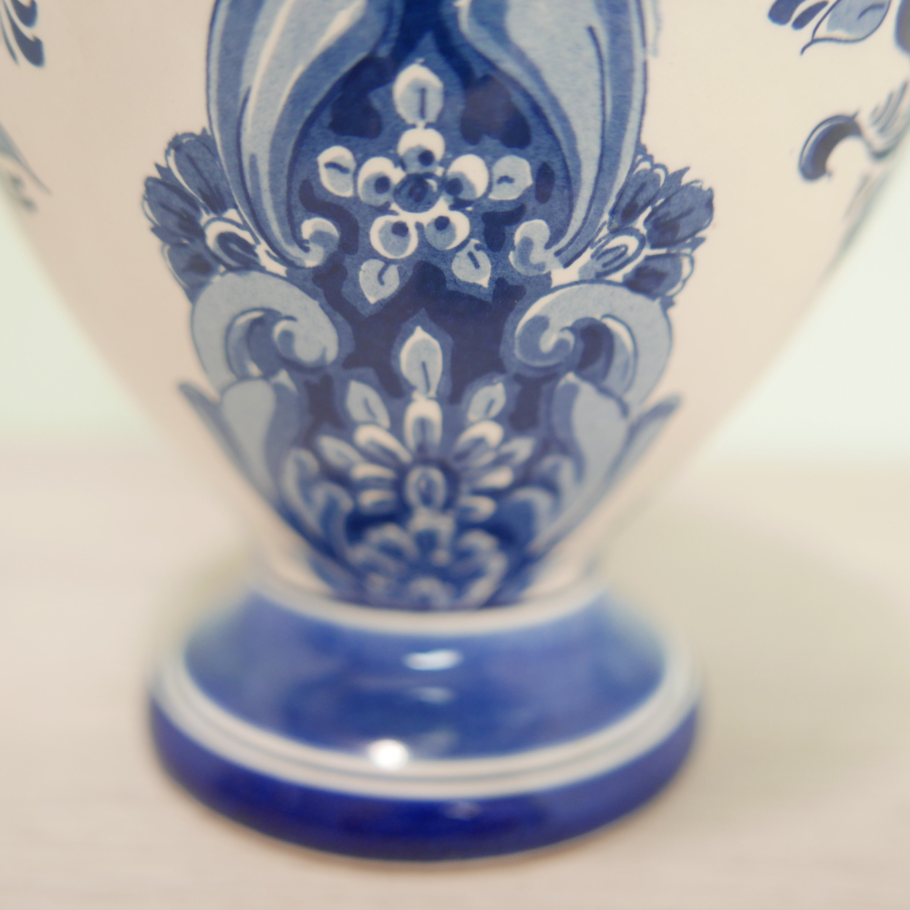 デルフト ブルー セラミック花瓶 - オランダ - 1980年代 - デルフト