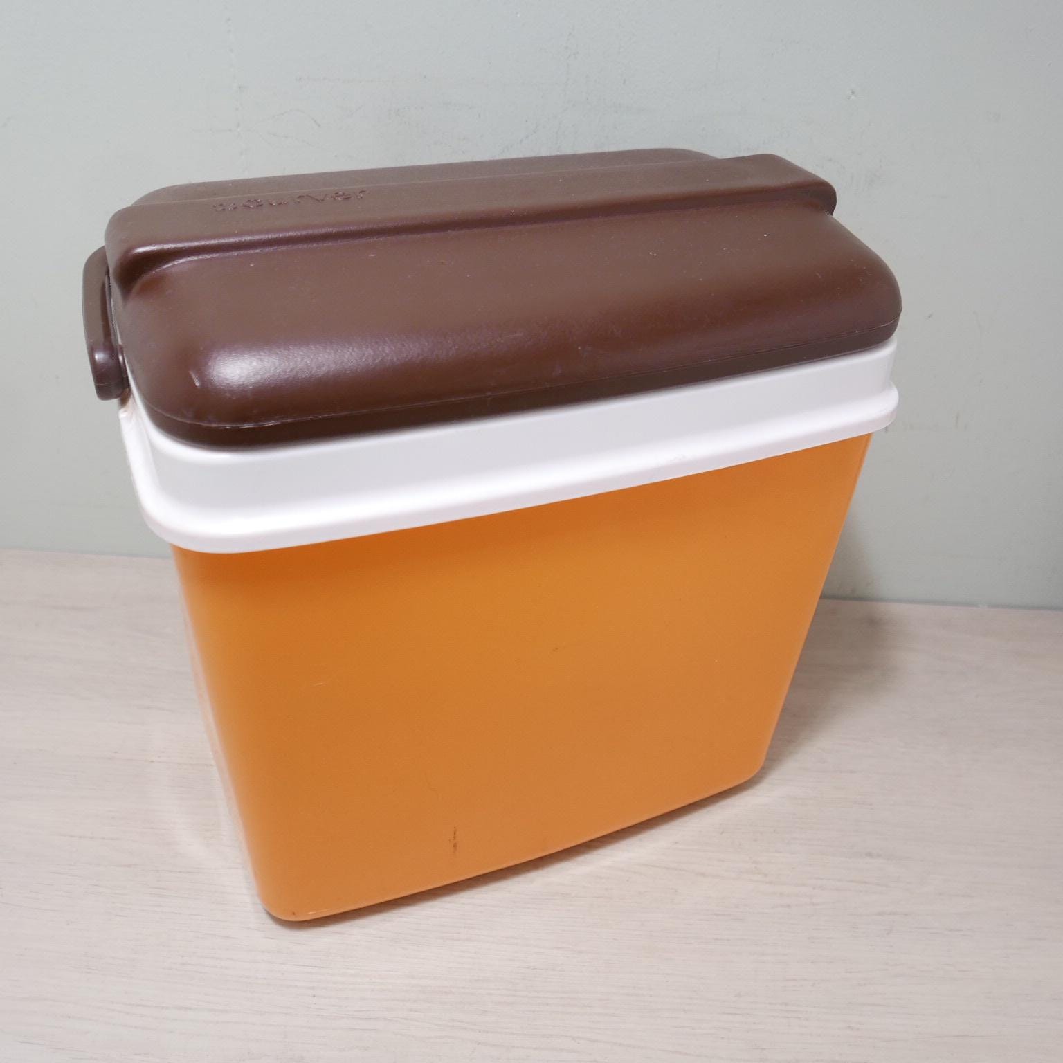 Glacière Vintage Orange - Bouteille Isotherme En Plastique