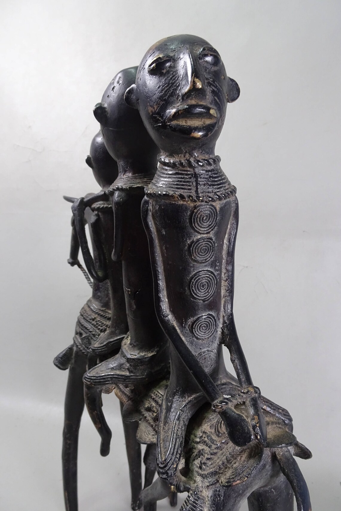 Very Large African Bronze Statue Horsemen and Etsy