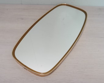 Specchio con cornice in ottone - 1960 - vintage
