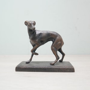 Cast Iron Greyhound Statue - Greyhound - Whippet - Dog Statue Iron