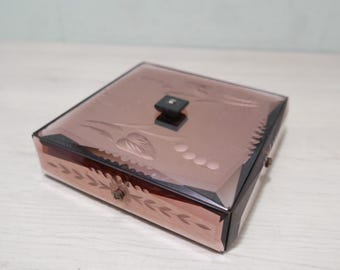 Venetian mirror glass box - Italy - 1930s