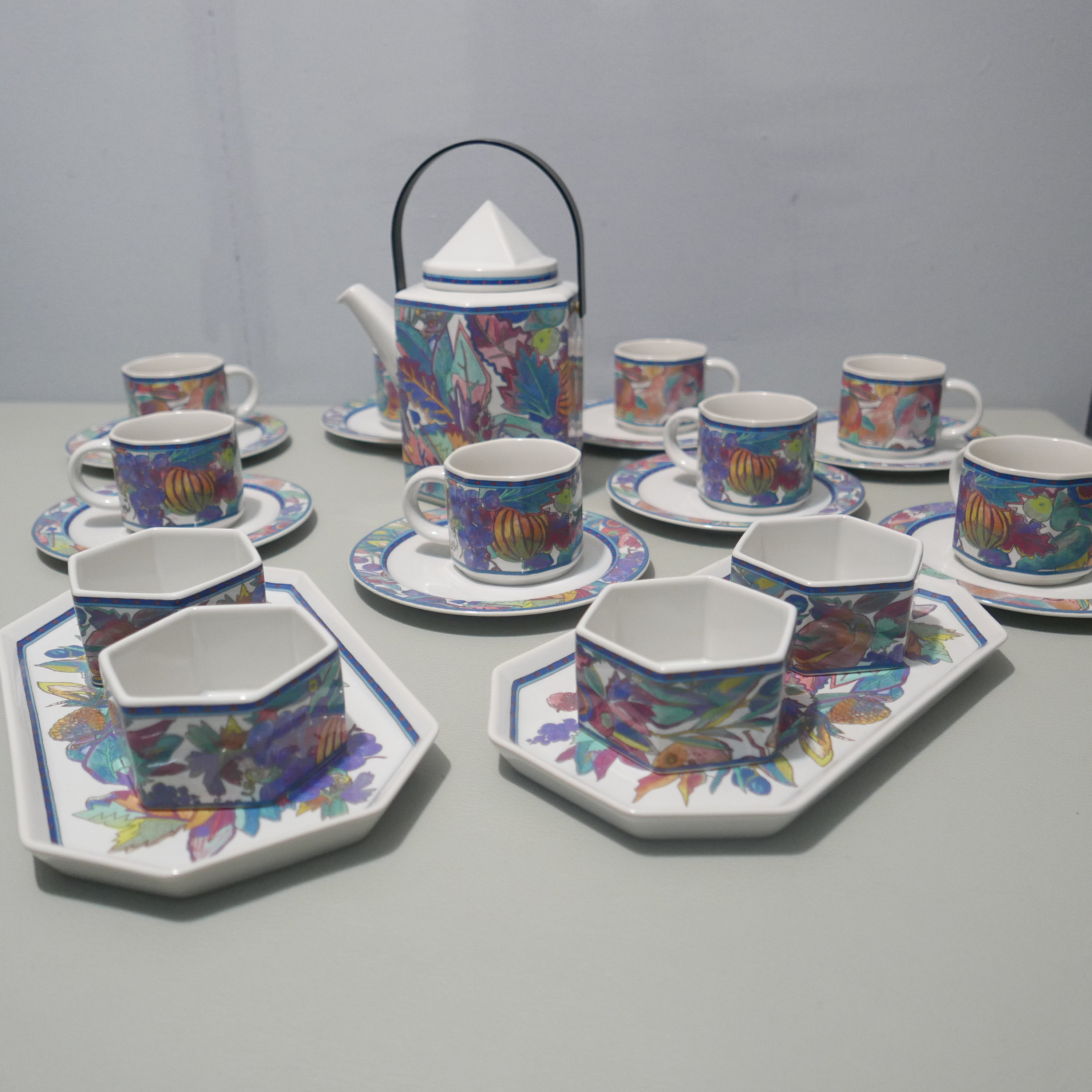 Rosenthal Tea Set - Barbara Brenner - Porcelain - Germany - 1970 