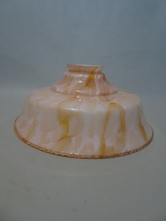 Pink Art Deco Ceiling Lamp Aline Marbled Rose France Begin Etsy