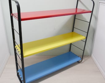 Vintage wall rack - metal - mid-century design - 1960 - Netherlands