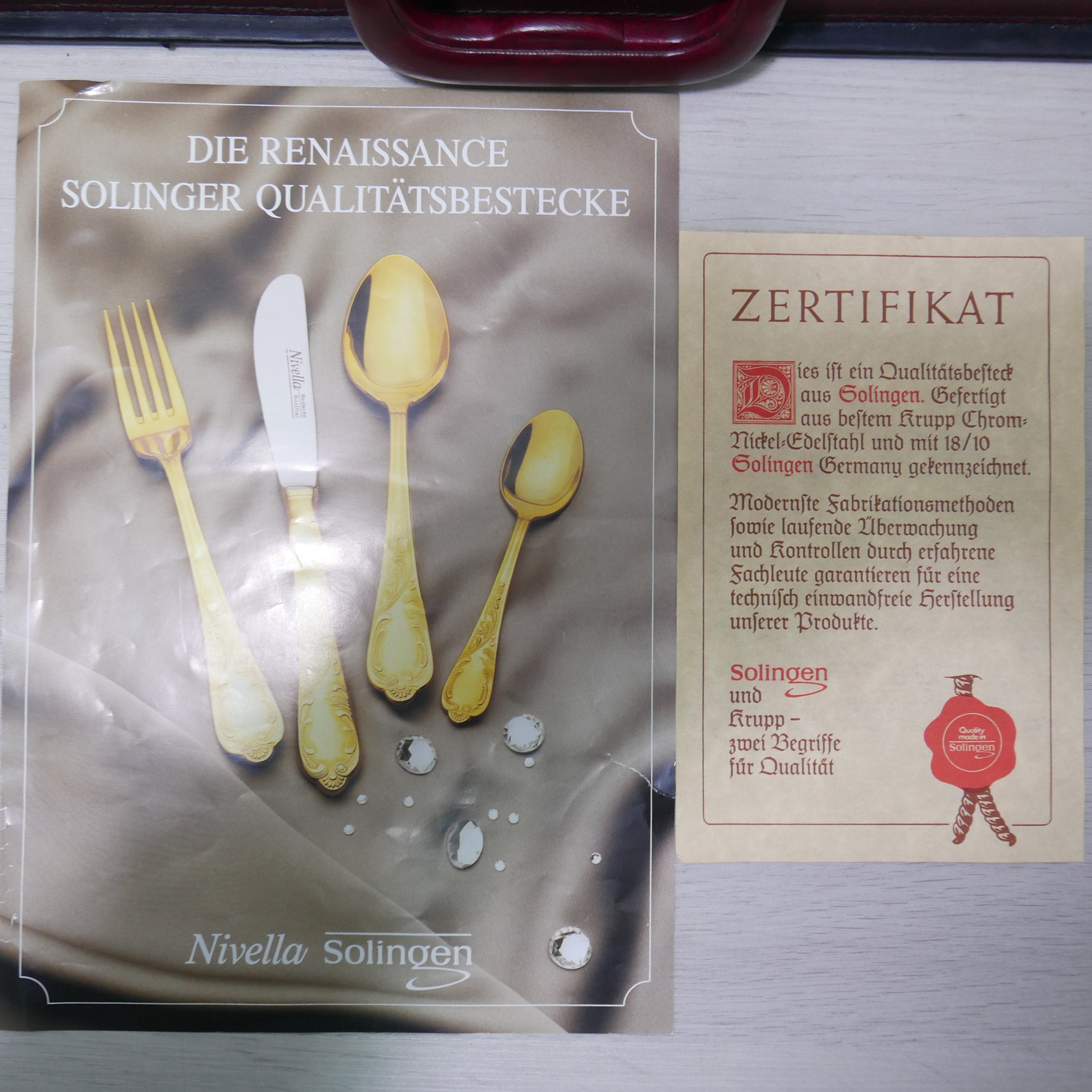 Nivella Solingen - Cutlery Case 12 Persons 72-piece - Fully 23