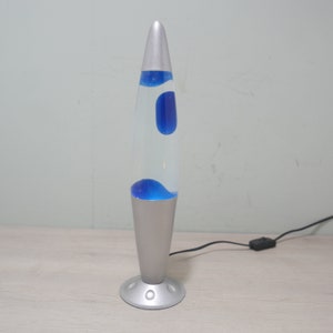 Lava lamp - vintage 1980 - blue - table lamp