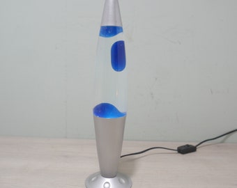 Lavalampe - Jahrgang 1980 - blau - Tischlampe