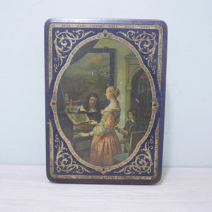 Vintage tin - G & D - Netherlands - 1950 - tin metal box