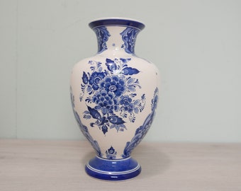 Delft blue ceramic vase - The Netherlands - 1980s - Delft Holland