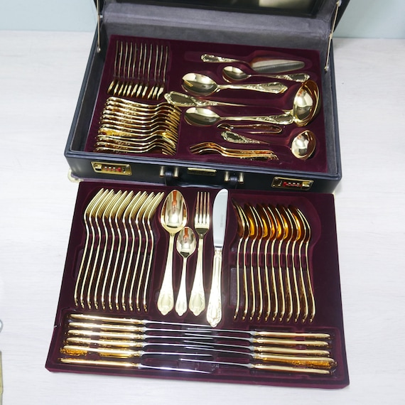 未使用 ゾーリンゲン Nivella カトラリーセット 72本 SOLINGEN Nivella Solingen - Cutlery Case 12 Persons 72-piece - Fully 23