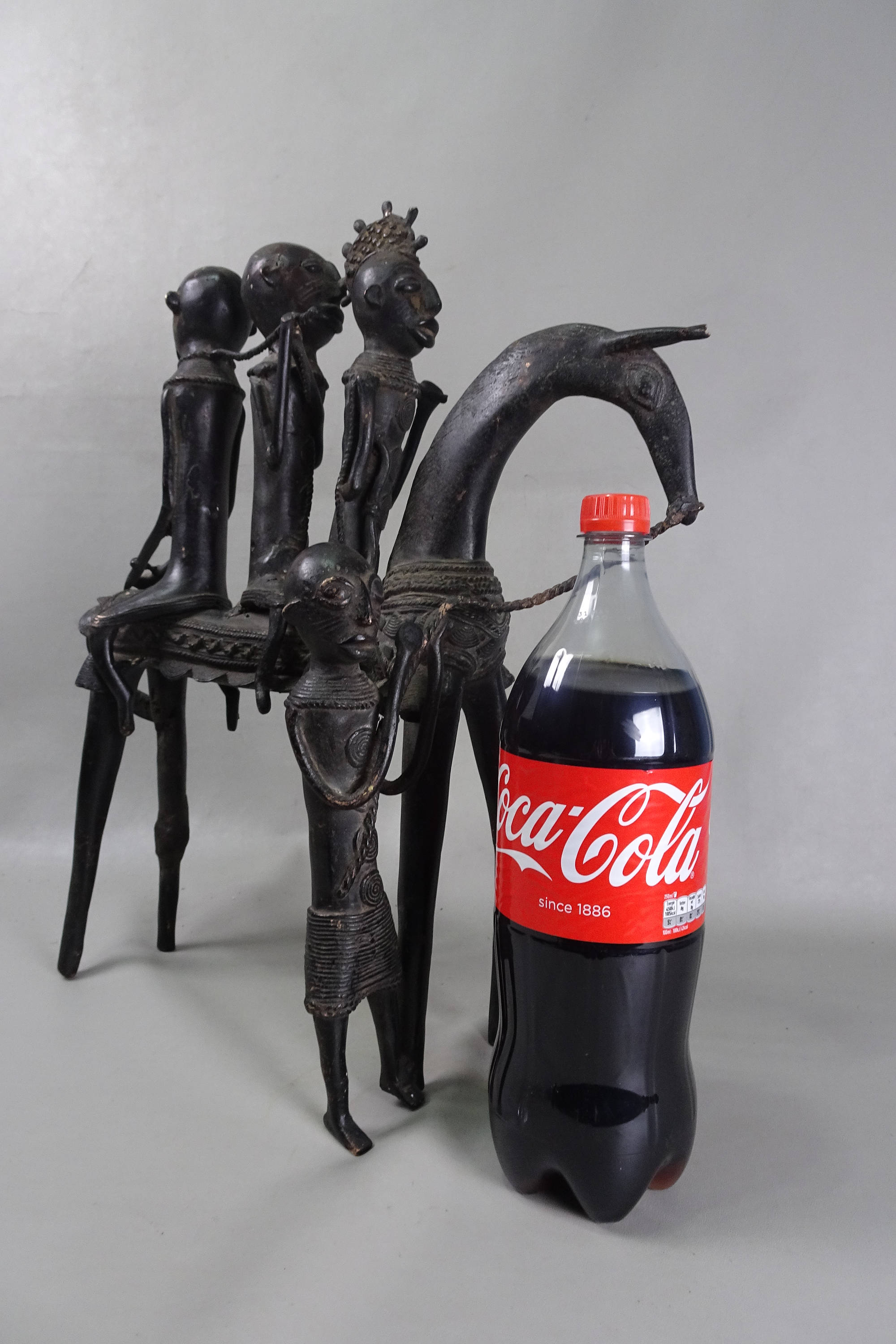 Very Large African Bronze Statue Horsemen and Etsy