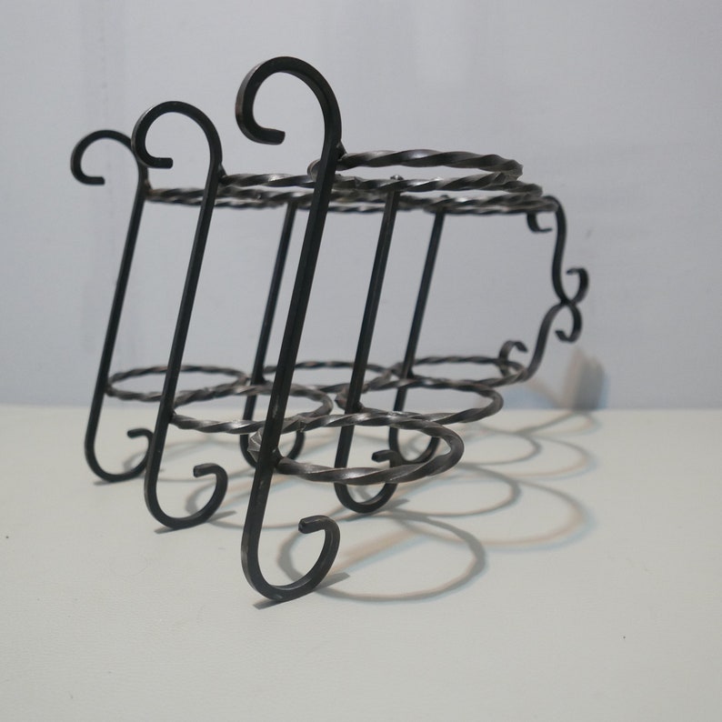 Vintage Iron bottle rackWine rack-1960s