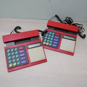 Bang & Olufsen - Beocom 2000 - set of 2 telephones - vintage 1986 - Denmark