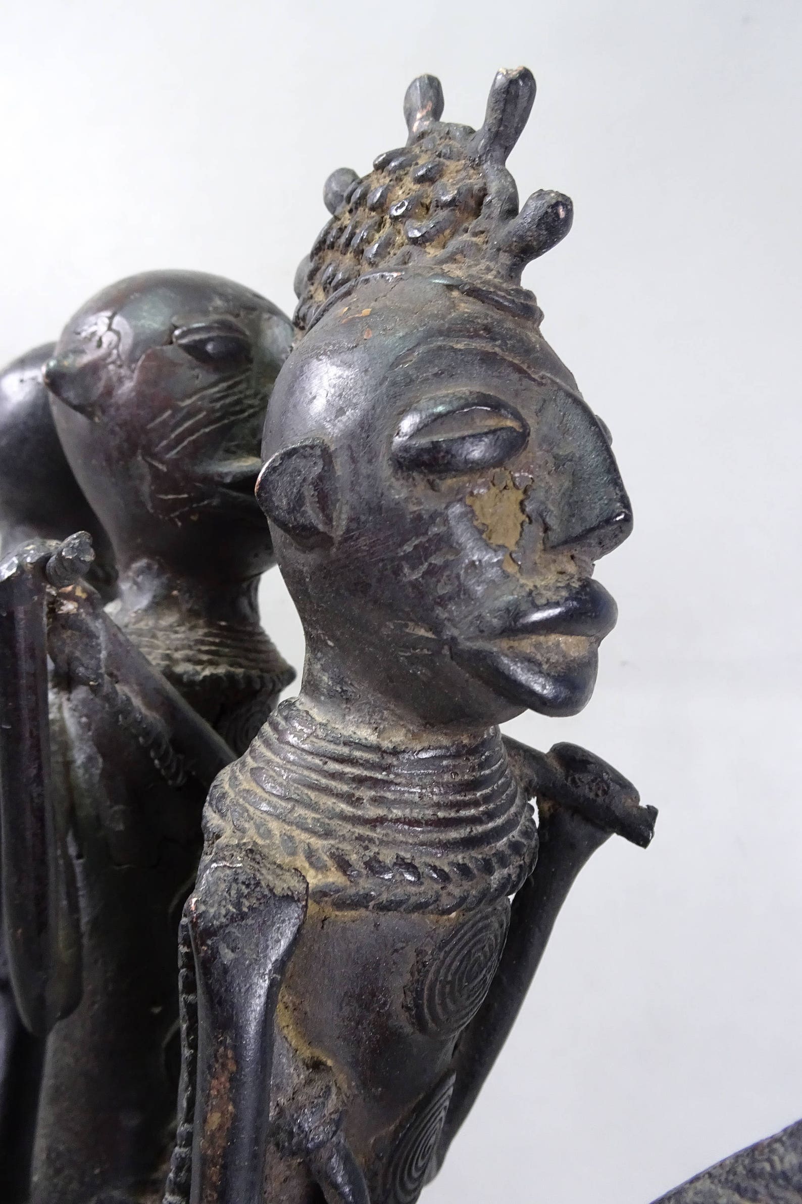 Very Large African Bronze Statue Horsemen and Etsy