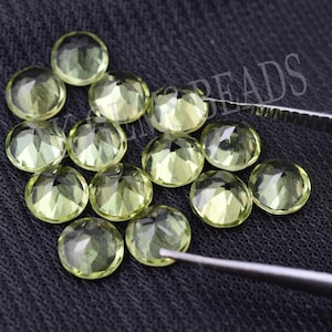 Natural 6mm Green Peridot Faceted Round Loose Gemstone, Peridot Round Jewelry Making Cut Calibrated Gemstone Wholesale Factory Price