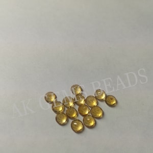 Natural 2mm Citrine Faceted Round Cut Calibrated Gemstone, Orange Citrine Jewelry Making Loose Gemstone Wholesale Factory Price