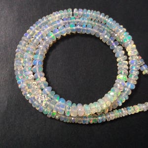 AAA natuurlijke Welo Ethiopische Opaal Transparante Faceted Rondelle Knipperende Kralen Strand, Vuur Opal Sieraden Maken Edelsteen Kraal Groothandelsprijs